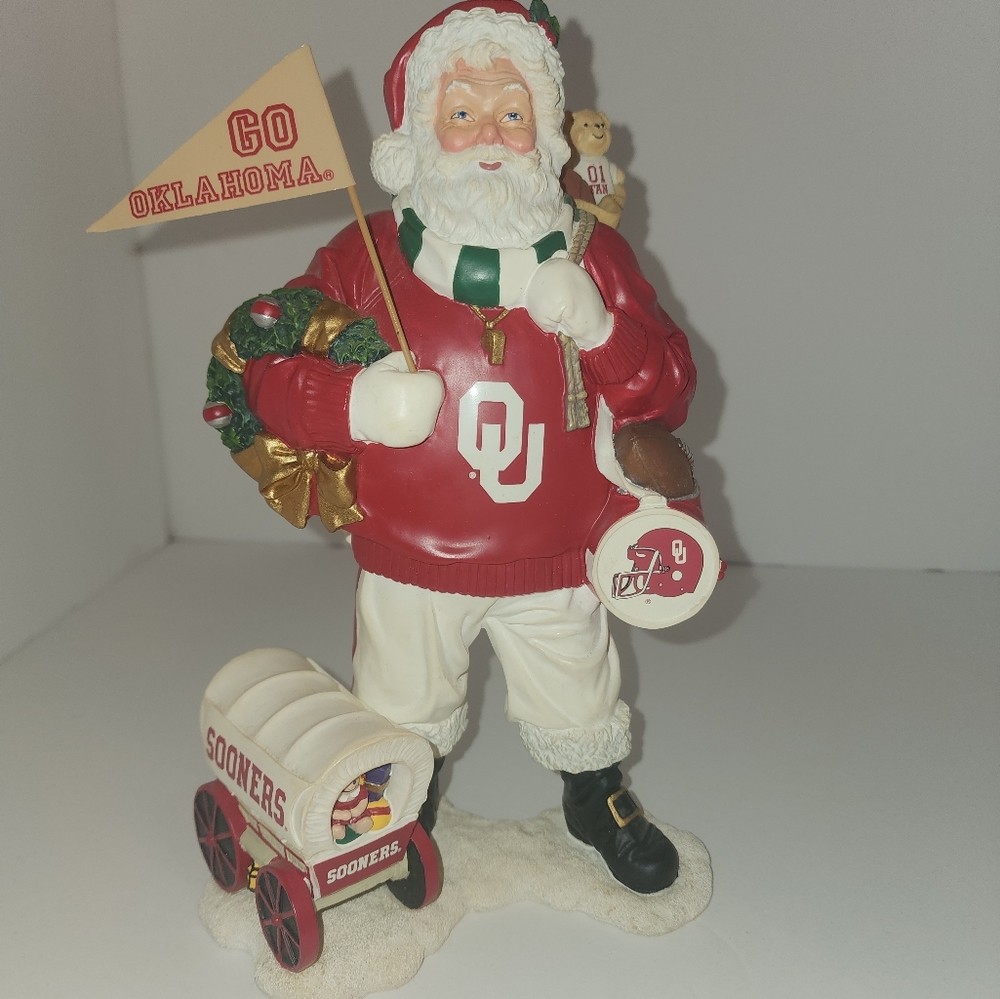 OU Santa Danbury Mint Oklahoma Santa, Christmas